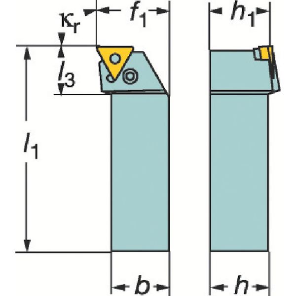 Ｔ－Ｍａｘ　Ｐ　ネガチップ用シャンクバイト