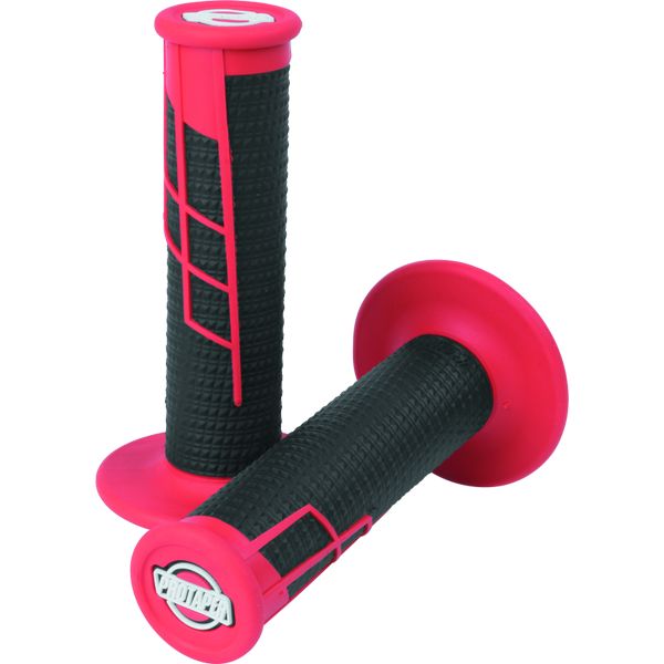 ProTaper Clamp-On 1/2 Waffle Grip - Red/Black