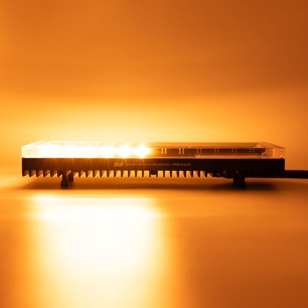 Universal Yellow Jacket 12in x 4.5in Strobe Light Bar - Yellow/White