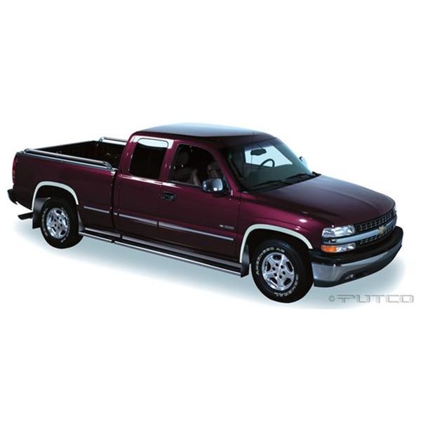 88-98 Chevrolet CK / Silverado (Incl Sportside) - Full w/o Flares Stainless Steel Fender Trim
