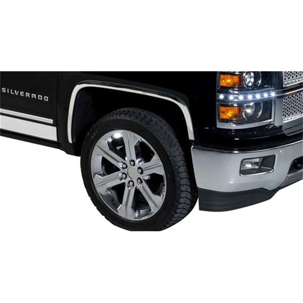 14-15 Chevy Silverado LD - Full Stainless Steel Fender Trim