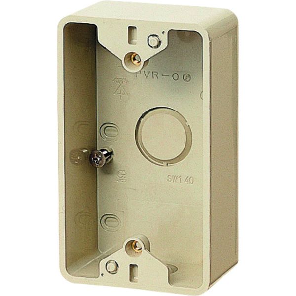 PVR0J 204-6076  露出スイッチボックスブランク