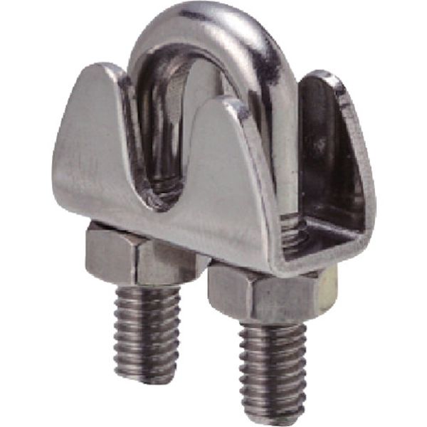 PWC8 849-2236  ステンレス プレスワイヤークリップ 適合ロープ径8 ねじ径M-8