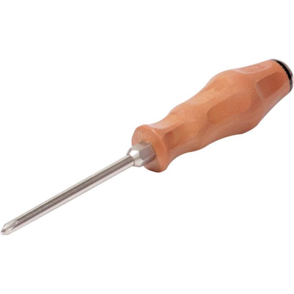 PWPD002 木柄ドライバー スベランドライバー(貫通) 刃先No.2 軸長100mm 全長198mm