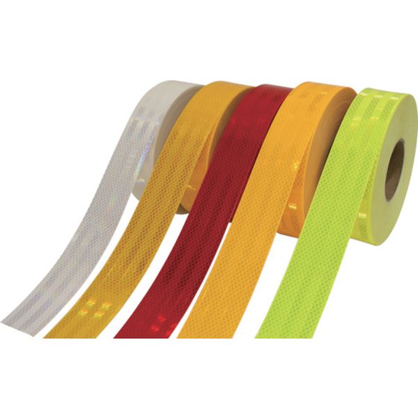 PX947125.4 827-8789  ダイヤモンドグレード反射シート 黄色 25.4mmX45.7m