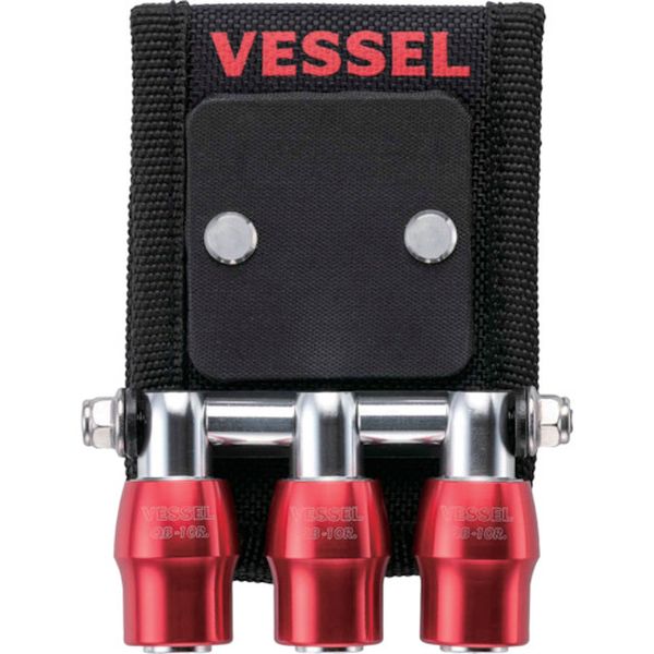 575-3560  クイックキャッチャー3連ホルダーMG付赤