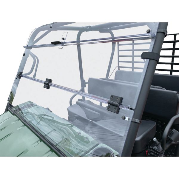 QuadBoss 09-22 Kawasaki KAF620M Mule 4010 4x4 Windbreak Folding Windshield