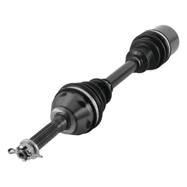 QuadBoss 11-12 Polaris Sportsman 400 HO (02) Front Left Side Rugged Axle