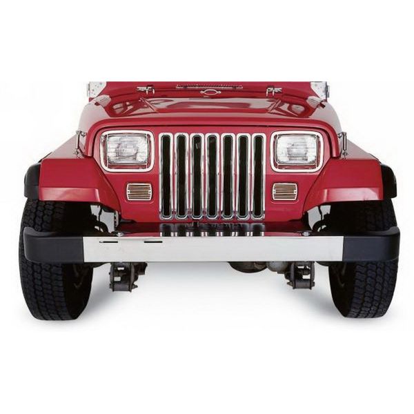 1987-1995 Jeep Wrangler(YJ) Grille Inserts - Chrome
