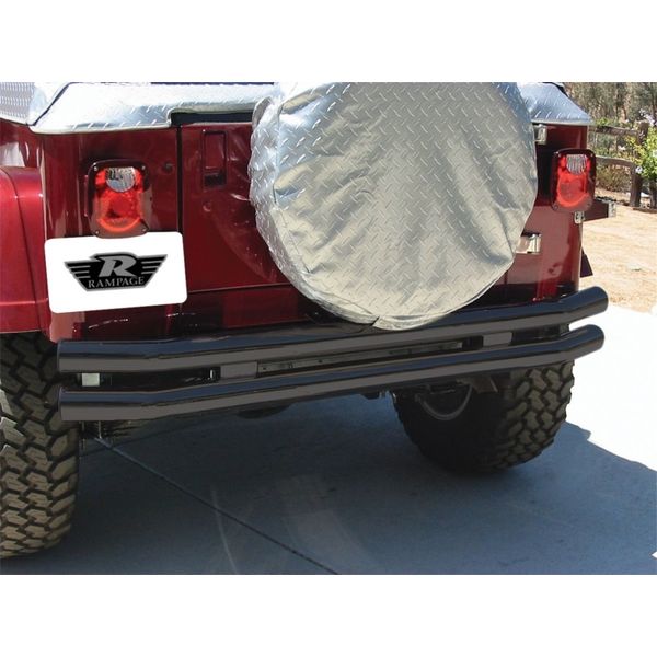 1987-1995 Jeep Wrangler(YJ) Double Tube Bumper - Black