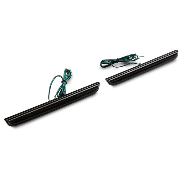 15-23 Dodge Challenger Axial Series LED Rear Bumper Reflector Lamps- Smoked