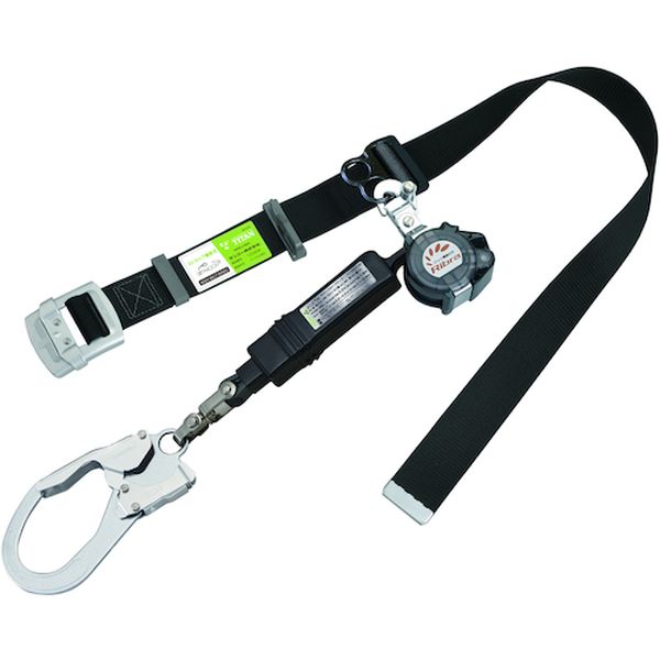 RBLN506BL  胴ベルト型ロック付き巻取式 シングル Ribraライト ブラック