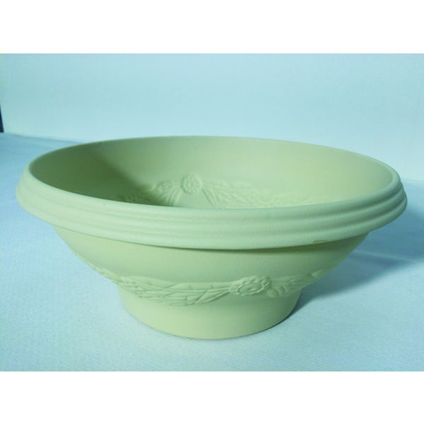 レリーフボールプランター　ウォームベージュ　３６０