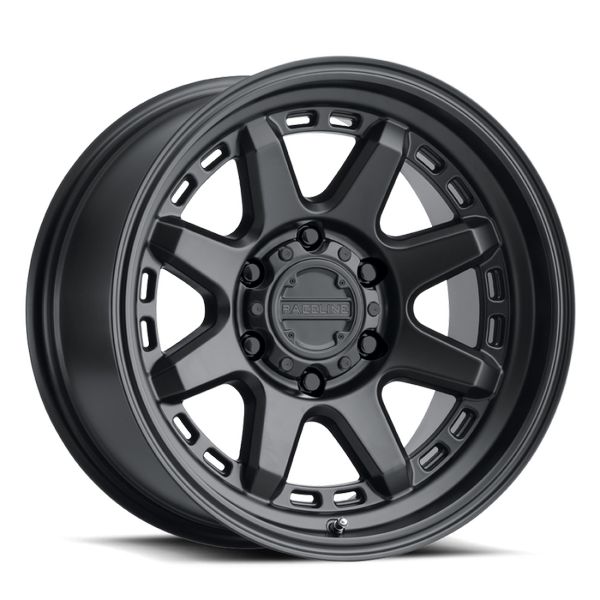 Raceline 947B Scout 20x9in / 8x165.1 BP / 18mm Offset / 125.2mm Bore - Satin Black Wheel