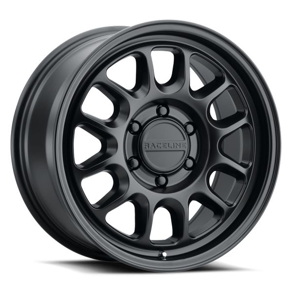Raceline 958B Rogue 17X8.5 / 5X127 / 0mm Offset 78.1 Bore - Satin Black