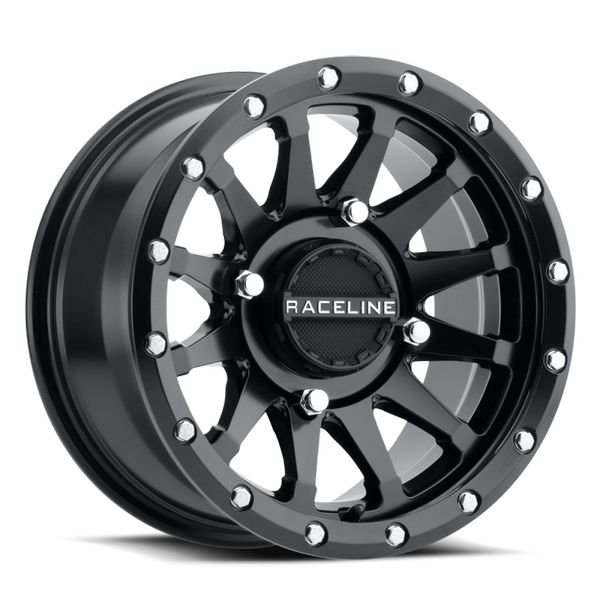 Raceline A95B Trophy 15x7in / 4x156 BP / 10mm Offset / 132.5mm Bore - Satin Black Wheel