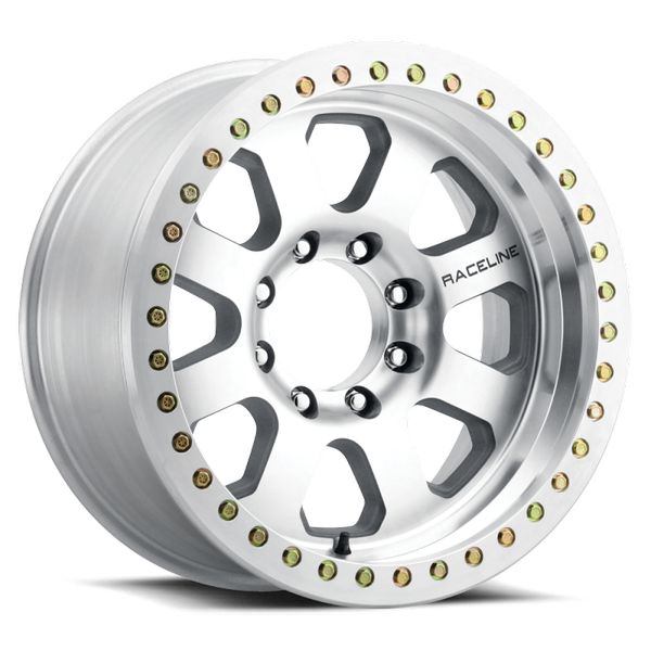 Raceline RT260M Avenger 17x9in / 8x165.1 BP / -12mm Offset / 130.81mm Bore - Machined Beadlock Wheel