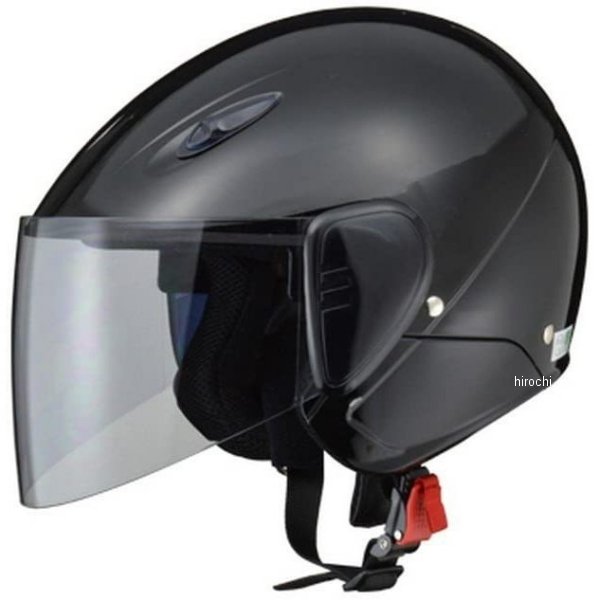 セミジェットヘルメットセリオ 黒 フリーサイズ