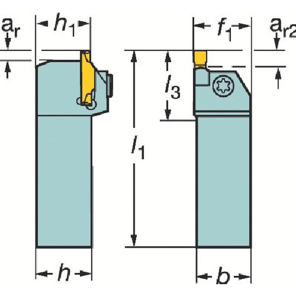 コロカット１・２　突切り・溝入れ用シャンクバイト