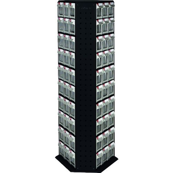 RFO690BK 194-8050  回転パーツスタンド 1280mm 90引出し 黒色