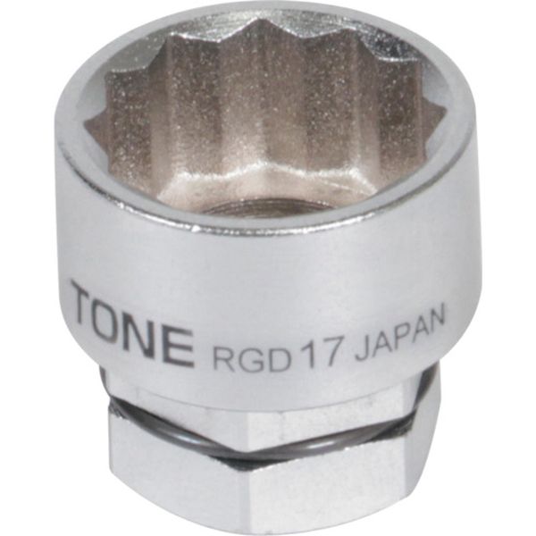 RGD10 250-2913  ソケット(12角・めがね用) 対辺寸法10mm 全長17mm
