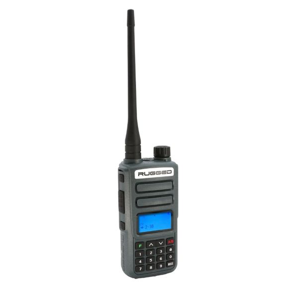 Rugged GMR2 PLUS - GMRS / FRS Two Way Handheld Radio Grey