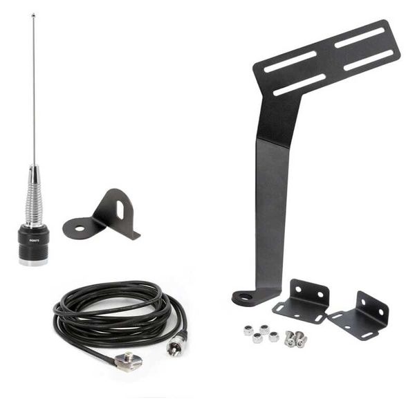 07-10 JK(2D) / 07-19 JKU(4D) 2-Way GMRS Radio Kit / 41 Watt - G1 Waterproof