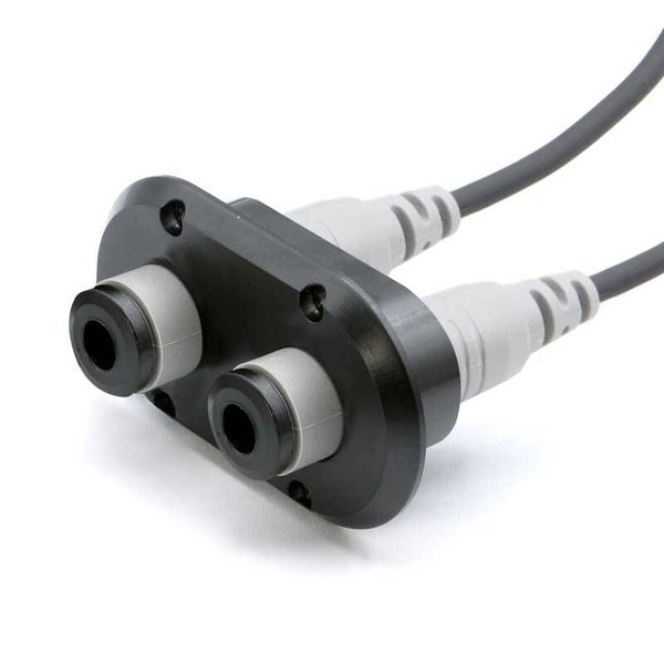 Dual Headset / Helmet Jack Flush Mount Offroad