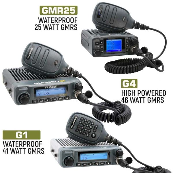 Jeep Wrangler JL/JLU/Gladiator JT 2-Way GMRS Radio Kit 41 Watt - G1 Waterproof