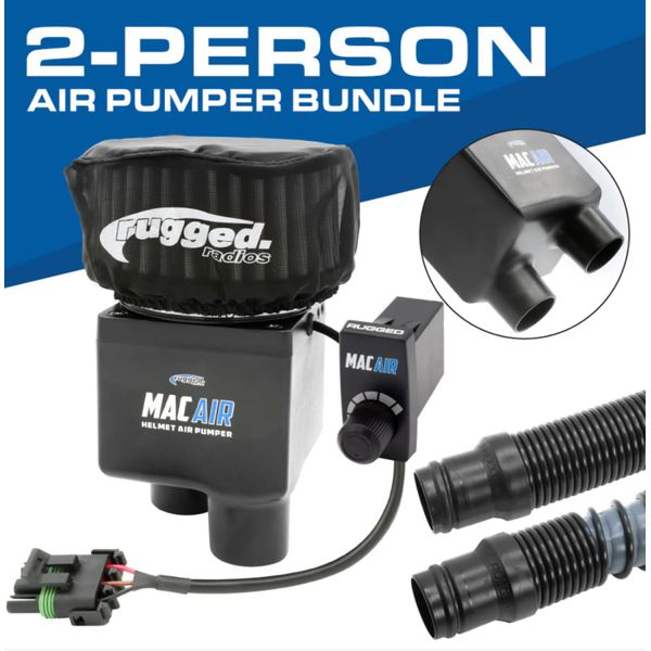 MAC Air 2-Person Helmet Air Pumper (Bundle)