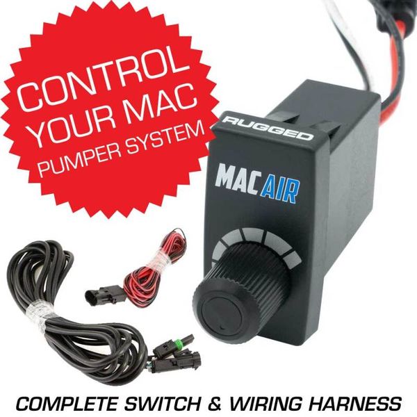 Rocker Switch VSC for MAC Helmet Air Pumper - Complete Switch & Wiring Harness