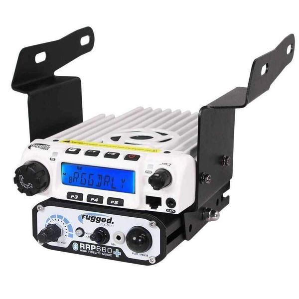 Polaris RZR 570 800 900 Mount for M1 / G1 / RM60 / GMR45 Radio and Rugged Intercom