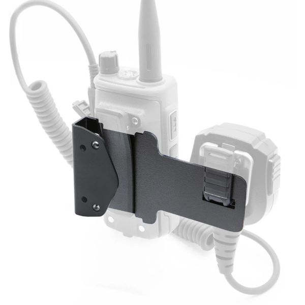 Radio and Speaker Mic Mount for Handheld Radios