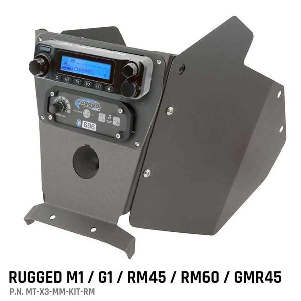 Can-Am X3 Mounting Kit with Multi Mount and Side Panels Rugged M1/G1/RM45/RM60/GMR45