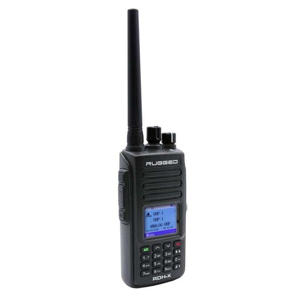 WATERPROOF - Rugged  - Bus Band 2-Way Radio - Digital and Analog / Black