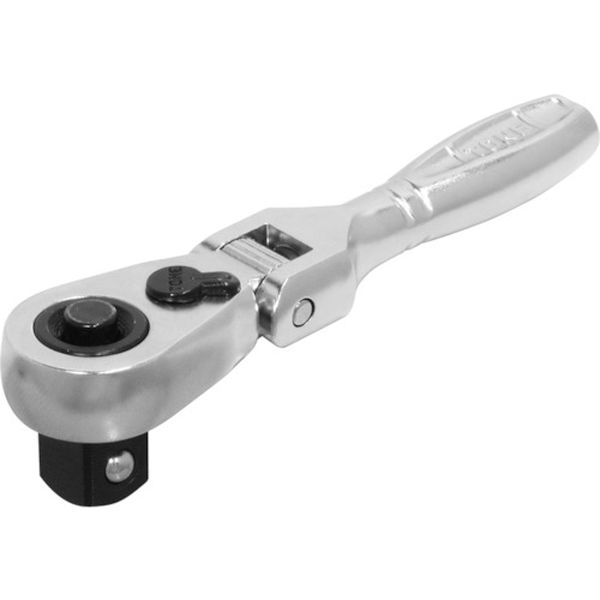 コンパクトショート首振ラチェットハンドル（ホールドタイプ）