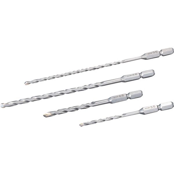 充電ドライバービットドリル 5.3×100mm