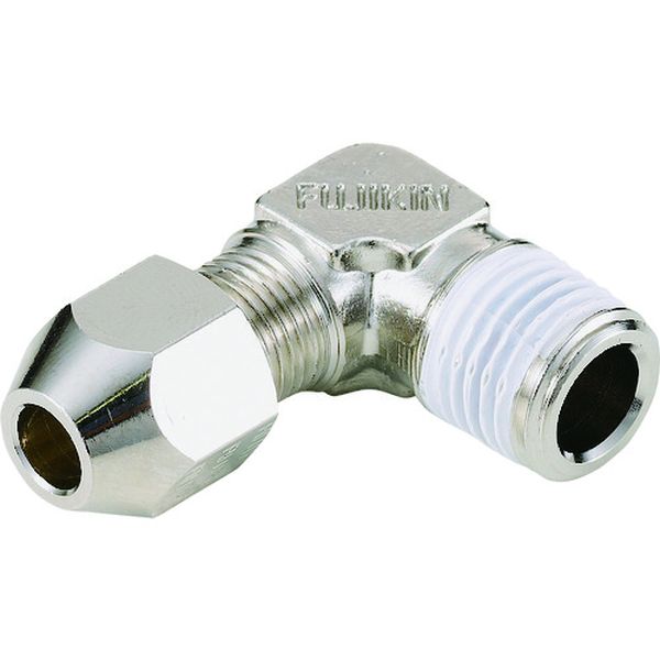 RL10BR  黄銅製リングジョイント エルボハーフユニオンRL-10MM-R1/4