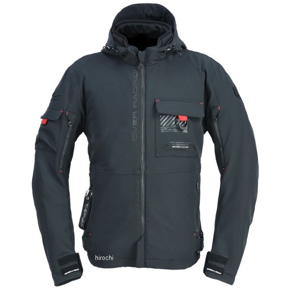 2025年春夏モデル エアスルーソフトシェルストレッチパーカーFP オーヴァーブラック LLサイズ