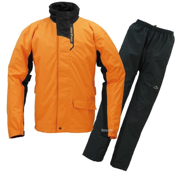 2025年秋冬モデル デュアルテックス3レイヤーBIBレインスーツ オレンジ XLサイズ