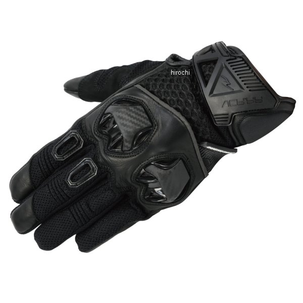 2025年春夏モデル ジェットエアアドベンチャーメッシュグローブ 黒 XLサイズ