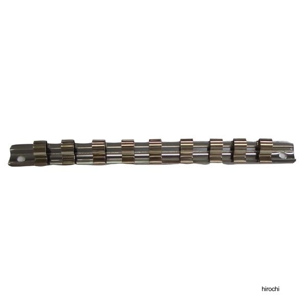 Ko-ken  3/8SQ スチールソケットレール 全長200mm 9個用
