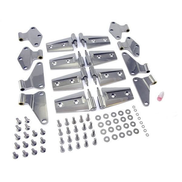 07-18 Jeep Wrangler JKU Stainless Steel Door Hinge Kit