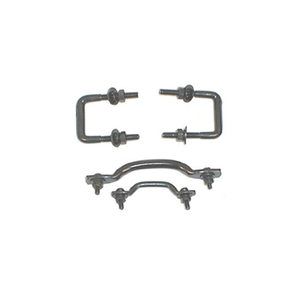 Windshield Tie Down Kit Black 55-95 Jeep CJ / Jeep Wrangler