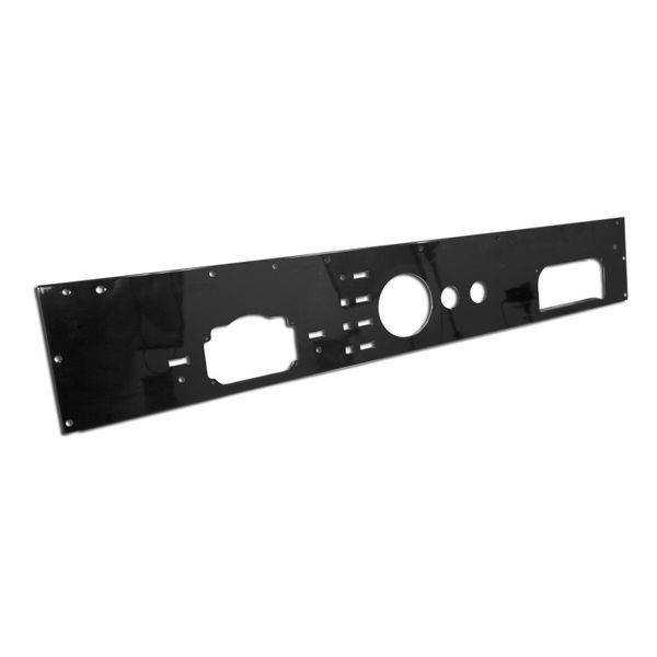 Dash Panel Pre-Cut Holes Black 76-86 Jeep CJ
