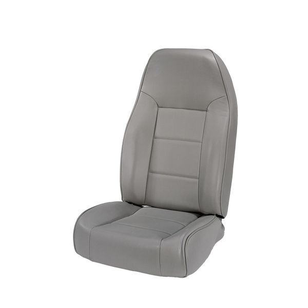 High-Back Front Seat Non-Recline Gray 76-02 CJ&Wrang