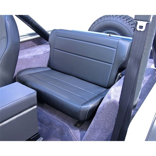 Fold & Tumble Rear Seat Black 76-86 Jeep CJ7/Laredo/Renegade