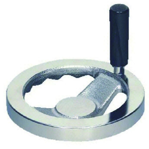 S125ERH15  ハンドル 角リム型ハンドル車(加工付) ハンドル径125mm