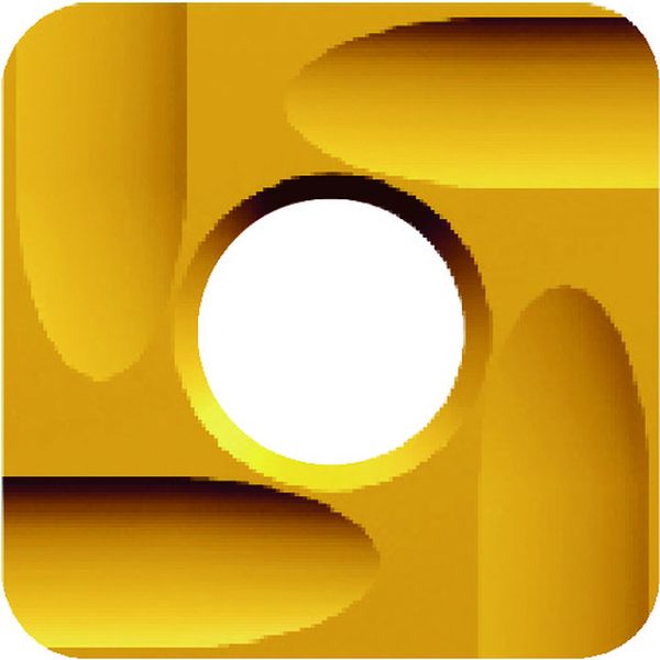 フェイス加工用Sタイプ精密級チップ 超硬M種 TiNコーティング 12個入り