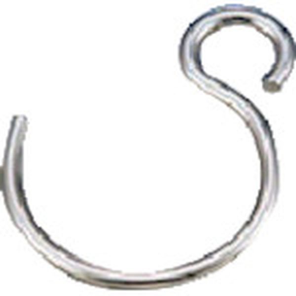 SAE5 849-2477  Sフック ステンレス Sカン SAE 全長75mm
